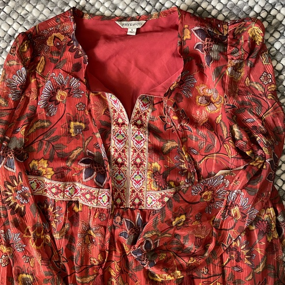 NWT Frye & Co Bossa Nova maxi boho dress - Picture 5 of 6